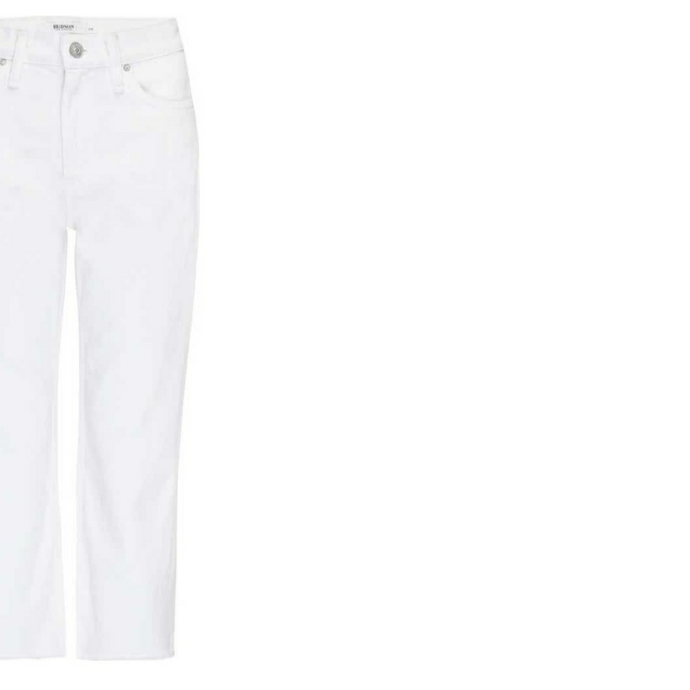 Hudson Jeans: Hudson Noa Mid Rise Straight Crop Leg Jeans